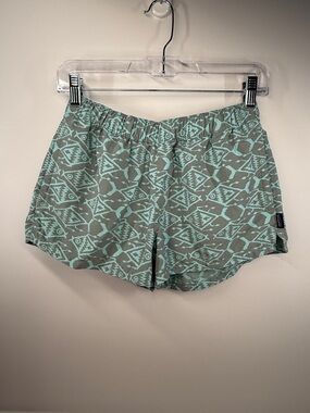 Patagonia Women’s Barely Baggie Shorts (2 1/2”) Aztec Fish Pattern